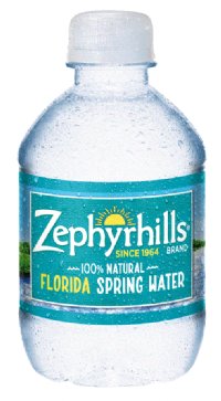 Zephyrhills® 100% Natural Spring Water .5 Pint (8 oz.) - Bottle - Case of 48