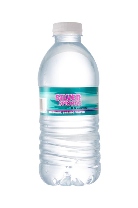 Silver Springs 24pk 10oz 100% Natural FL Spring Water